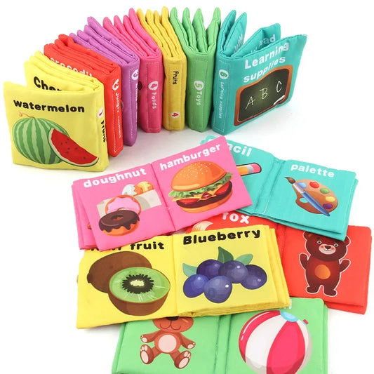 0-36M Early Learning Baby Soft Cloth Book