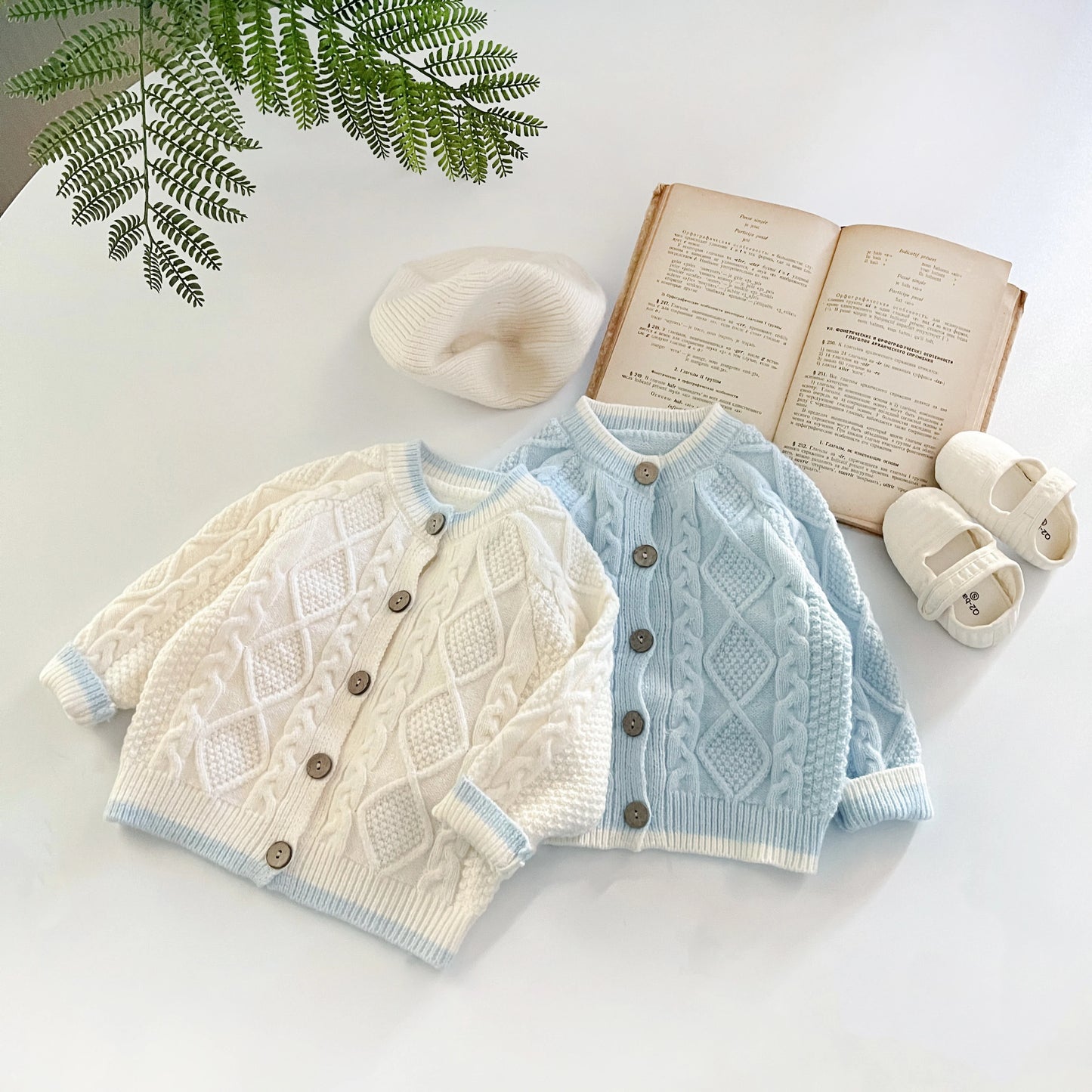 Adorable Knitted Baby Coat