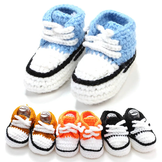 Adorable Knitted Baby Shoes