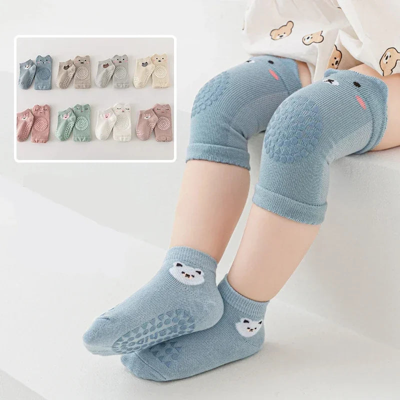 Baby Knee Pads Socks Set