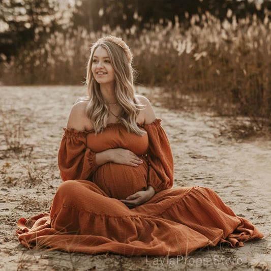 Bohemian Loose Fitting Maternity Dress