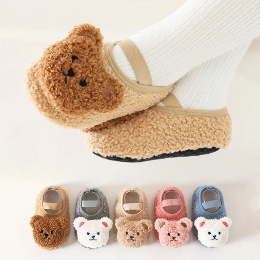 Cartoon Bear Winter Baby Shoes