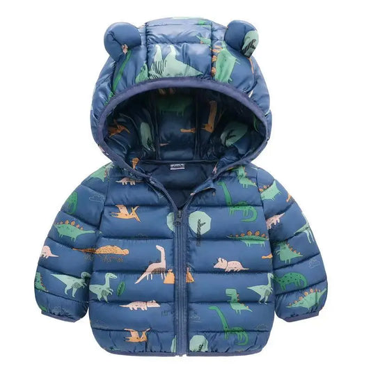 Cartoon Bear Zipper Jacket for Kids