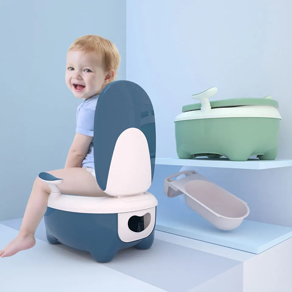 Cartoon Penguin Baby Potty Toilet Seat