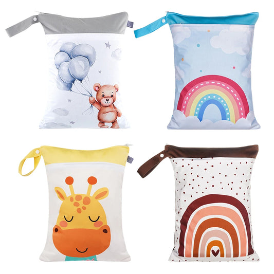 Cartoon Print Baby Diaper Bag