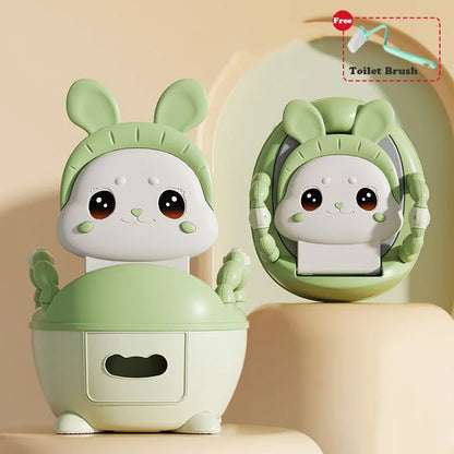 Cartoon Rabbit Portable Toilet Seat