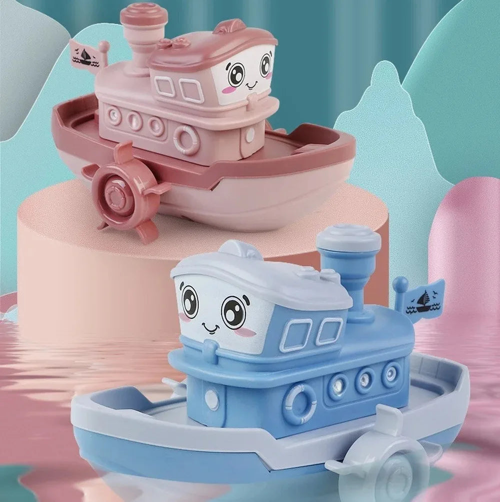 Cartoon Ship Baby Bath Toy