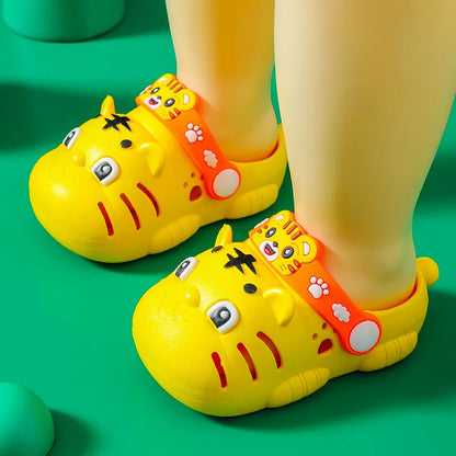 Cartoon Tiger Baby Slippers