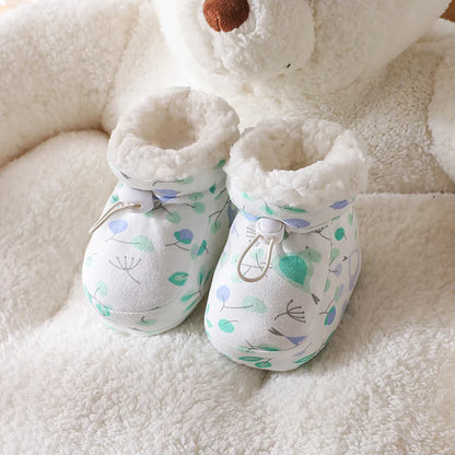 Cashmere-Lined Baby Walking Shoes