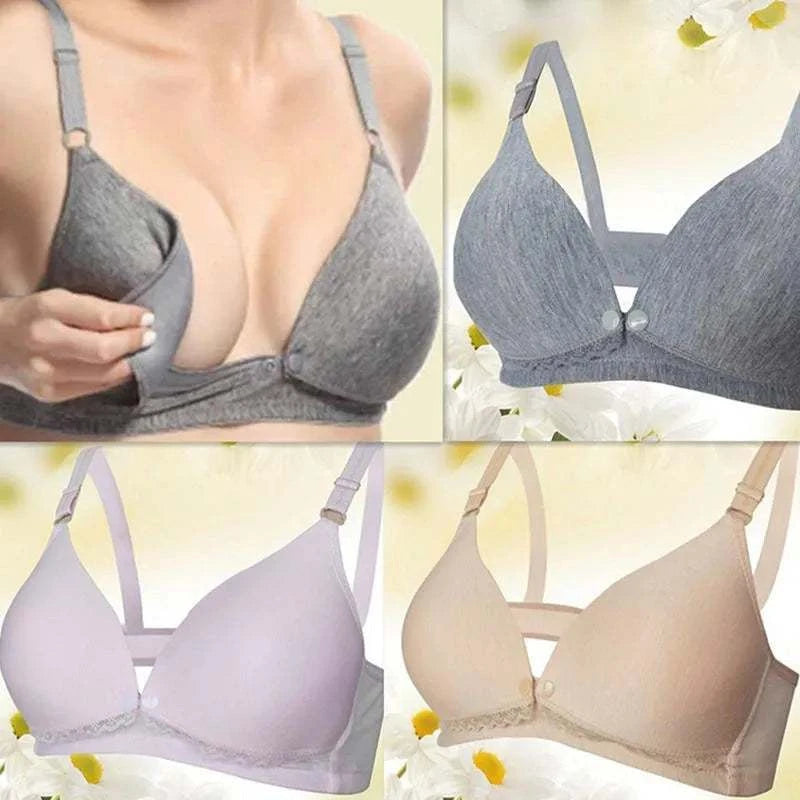 Cotton Maternity Nursing Bras for Moms