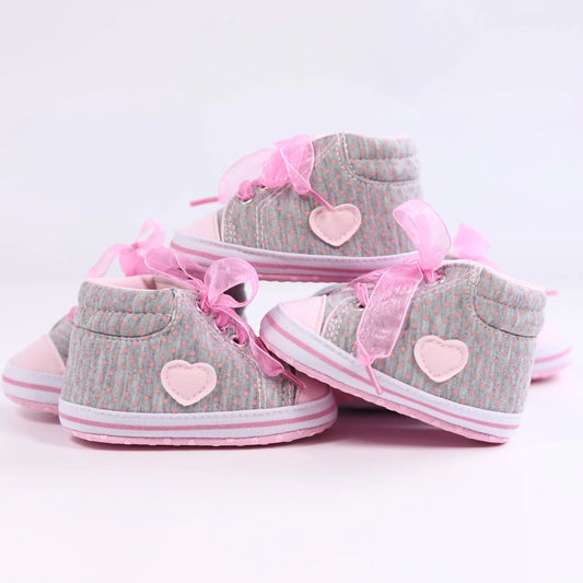 Cute Bowknot Sneakers for Baby Girls