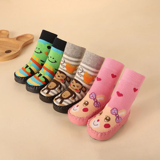 Cute Cartoon Animal Floor Socks