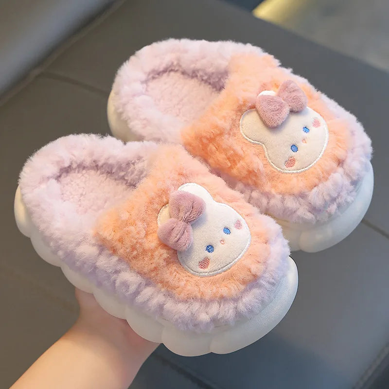 Cute Cartoon Rabbit Cotton Slippers