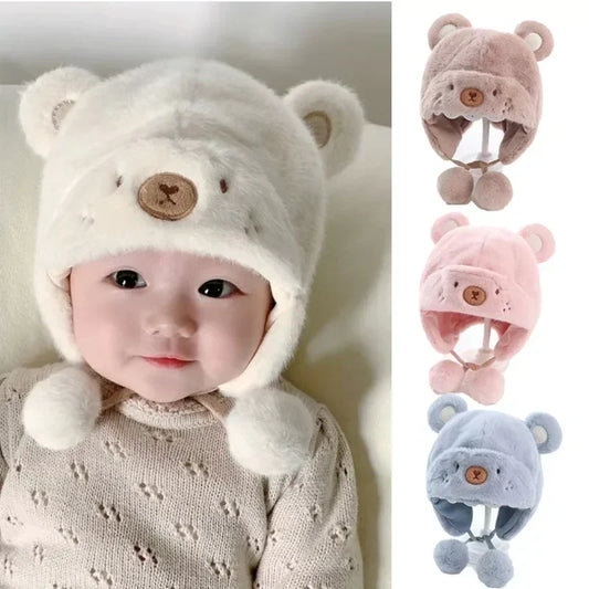 Cute Winter Warm Kids' Fleece Wool Hats