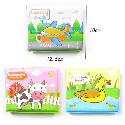 Soft Baby EVA Cartoon Bath Books with BB Whistle