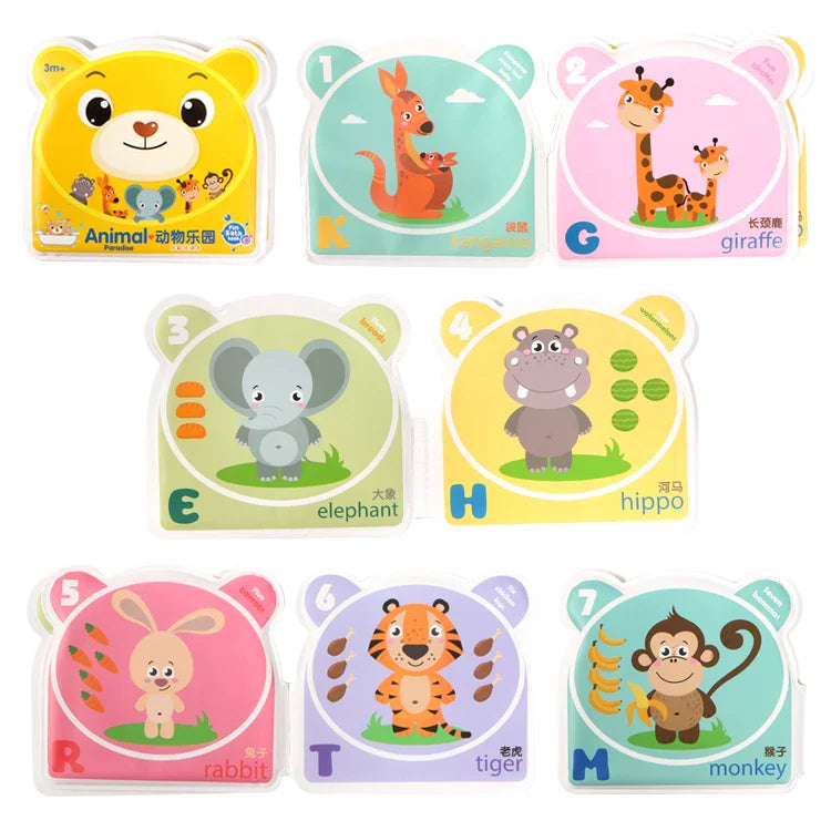 Soft Baby EVA Cartoon Bath Books with BB Whistle