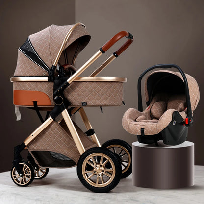 Luxury High Landscape Baby Stroller