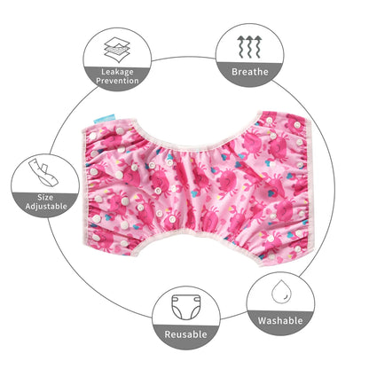 Happyflute Reusable Baby Swim Diapers