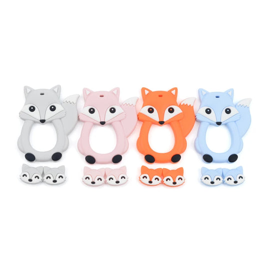 Baby Teething Fox Silicone Toy