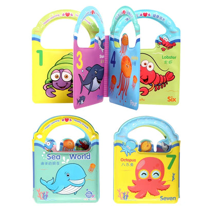 Soft Baby EVA Cartoon Bath Books with BB Whistle