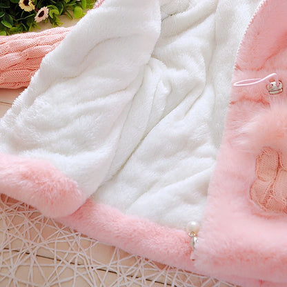 Plush baby Thicken Winter Jackets for Infants