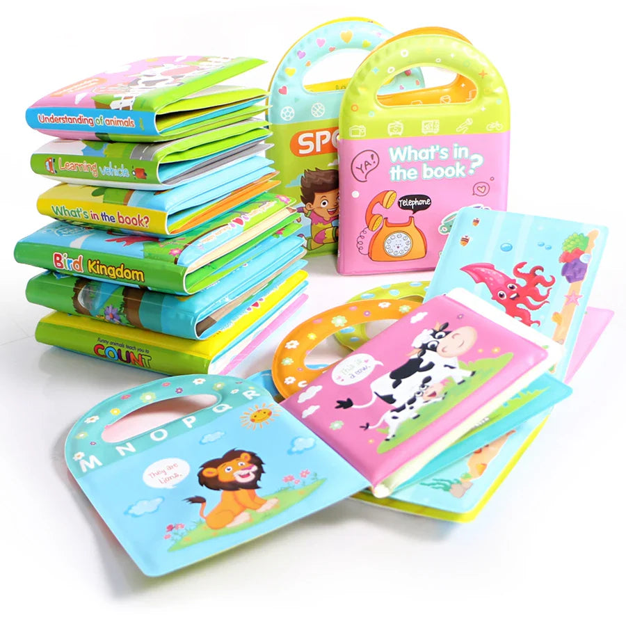 Soft Baby EVA Cartoon Bath Books with BB Whistle