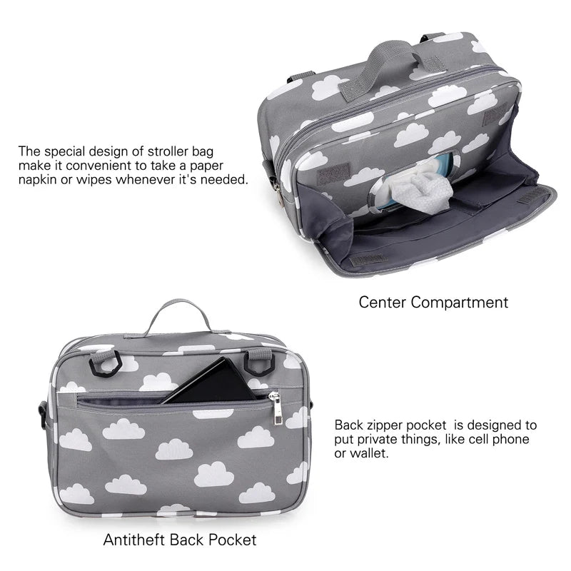 Multifunctional Baby Stroller Diaper Bag