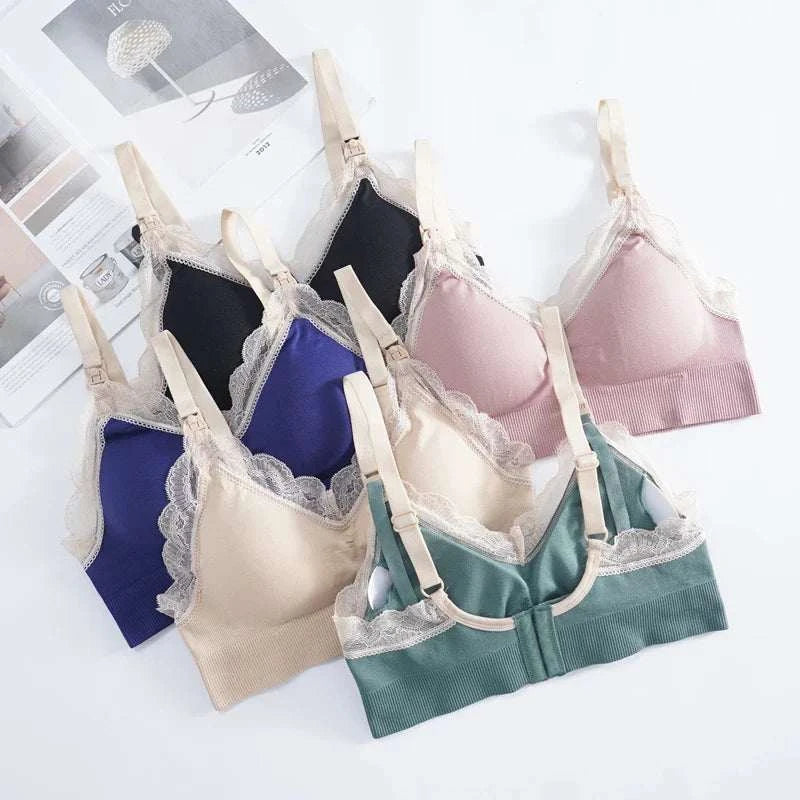 Wireless Front Open Nursing Bra