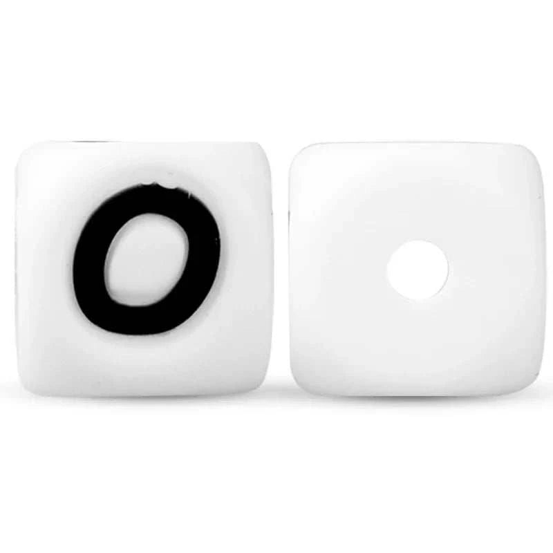 12mm Baby Silicone Letters Beads