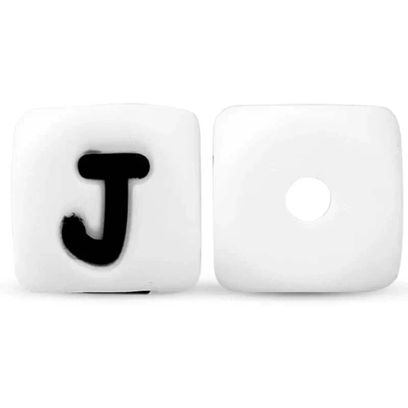 12mm Baby Silicone Letters Beads