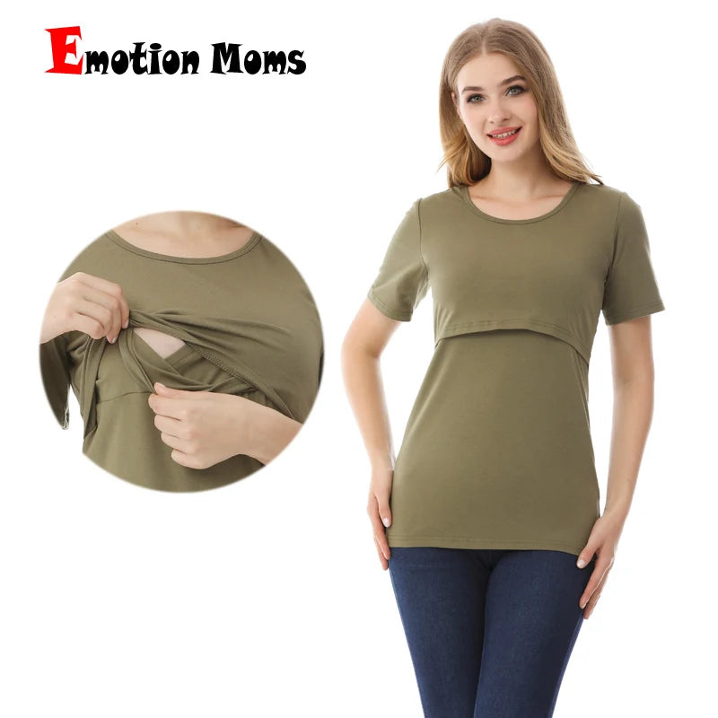 Mommy Nursing T-Shirt for Breastfeeding