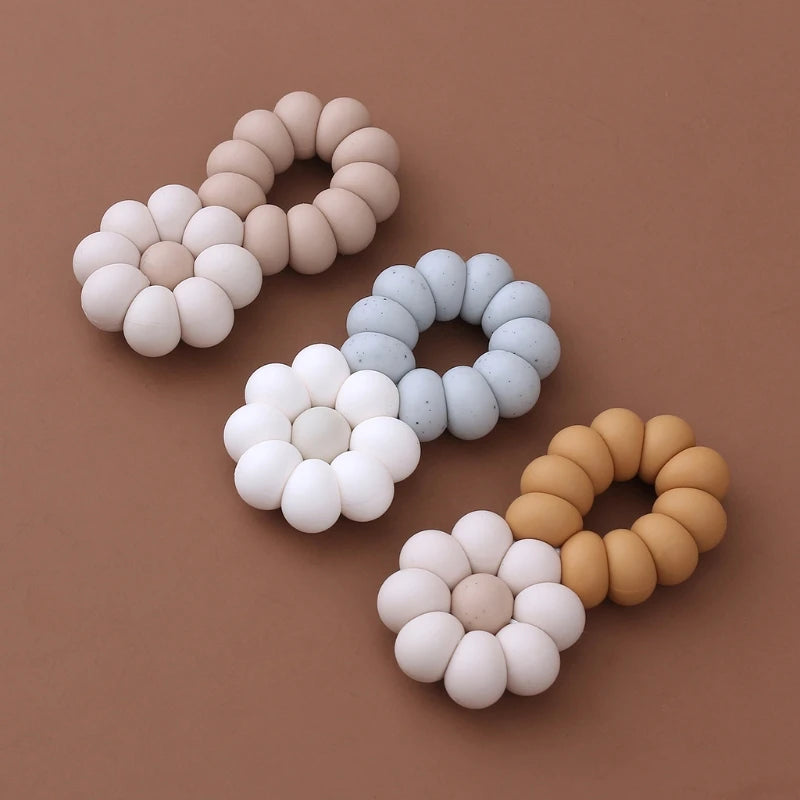 Flower Shape Baby Silicone Teether