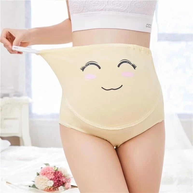 Cotton High Waist Maternity Briefs