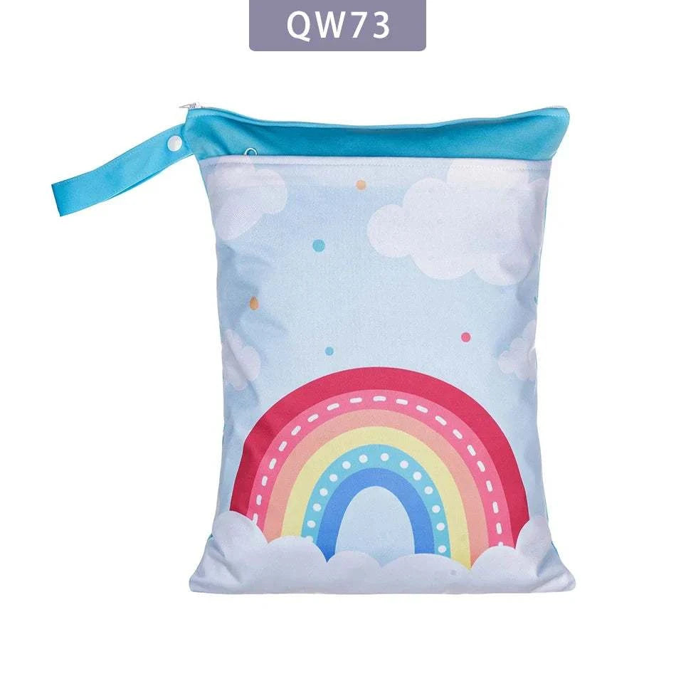 Print Waterproof Reusable Baby Diaper Bag