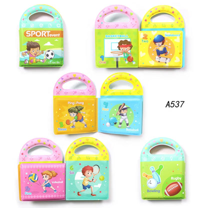 Soft Baby EVA Cartoon Bath Books with BB Whistle