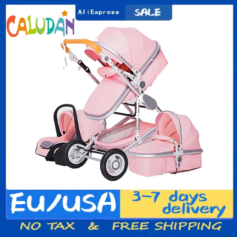 Luxury High Landscape Baby Stroller