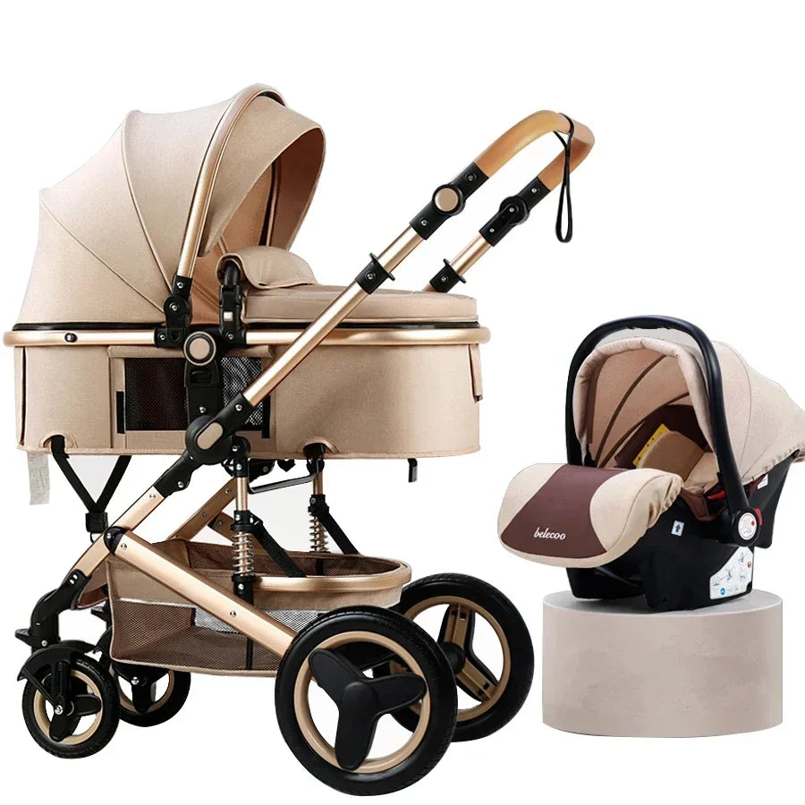 High Landscape 3-in-1 Baby Stroller Set