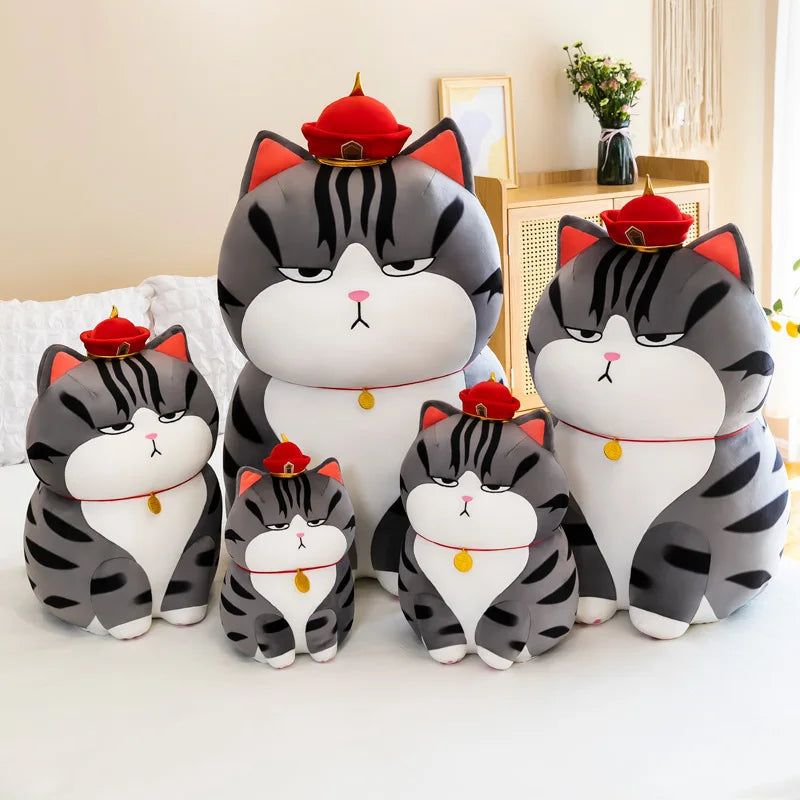 Kawaii Emperor Cat Plush Toy