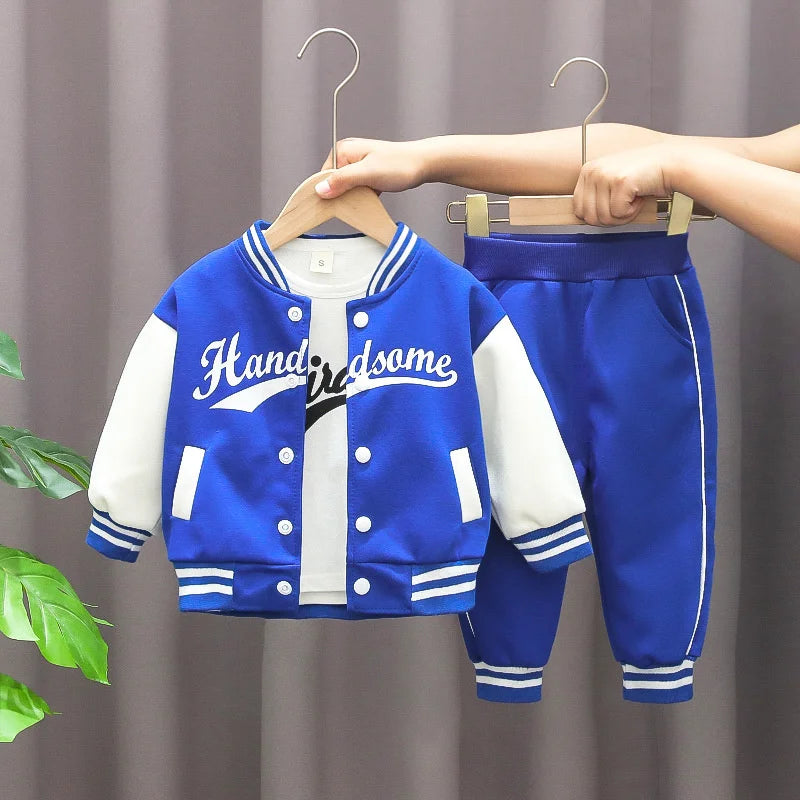 Kids Baseball Casual Sports Suit