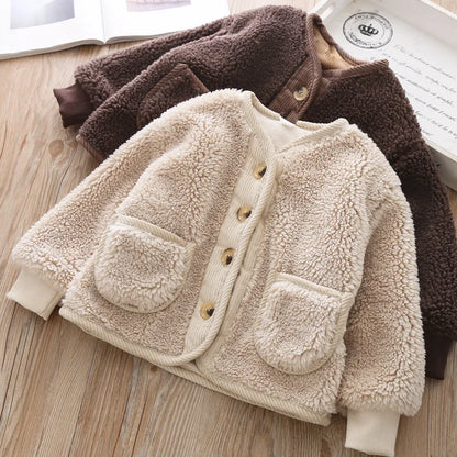 Kids' Lamb Velvet Winter Coat