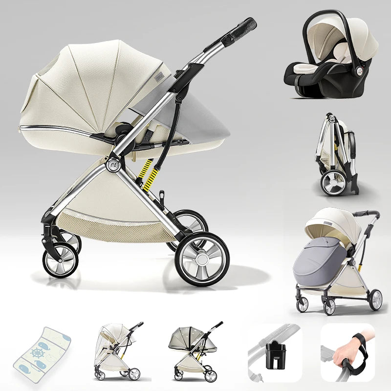 Luxurious Egg-Shaped Baby Stroller