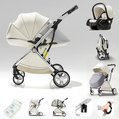 Luxurious Egg-Shaped Baby Stroller