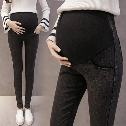 Maternity Pregnancy Stretch Denim Pants