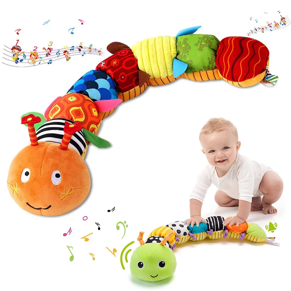 Musical Caterpillar Baby Rattle