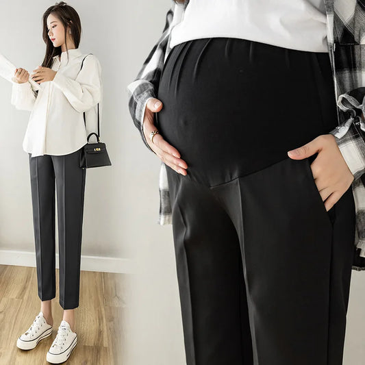 Office Formal Maternity Elastic Waist Pants