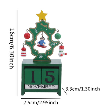 Wooden Christmas Countdown Calendar