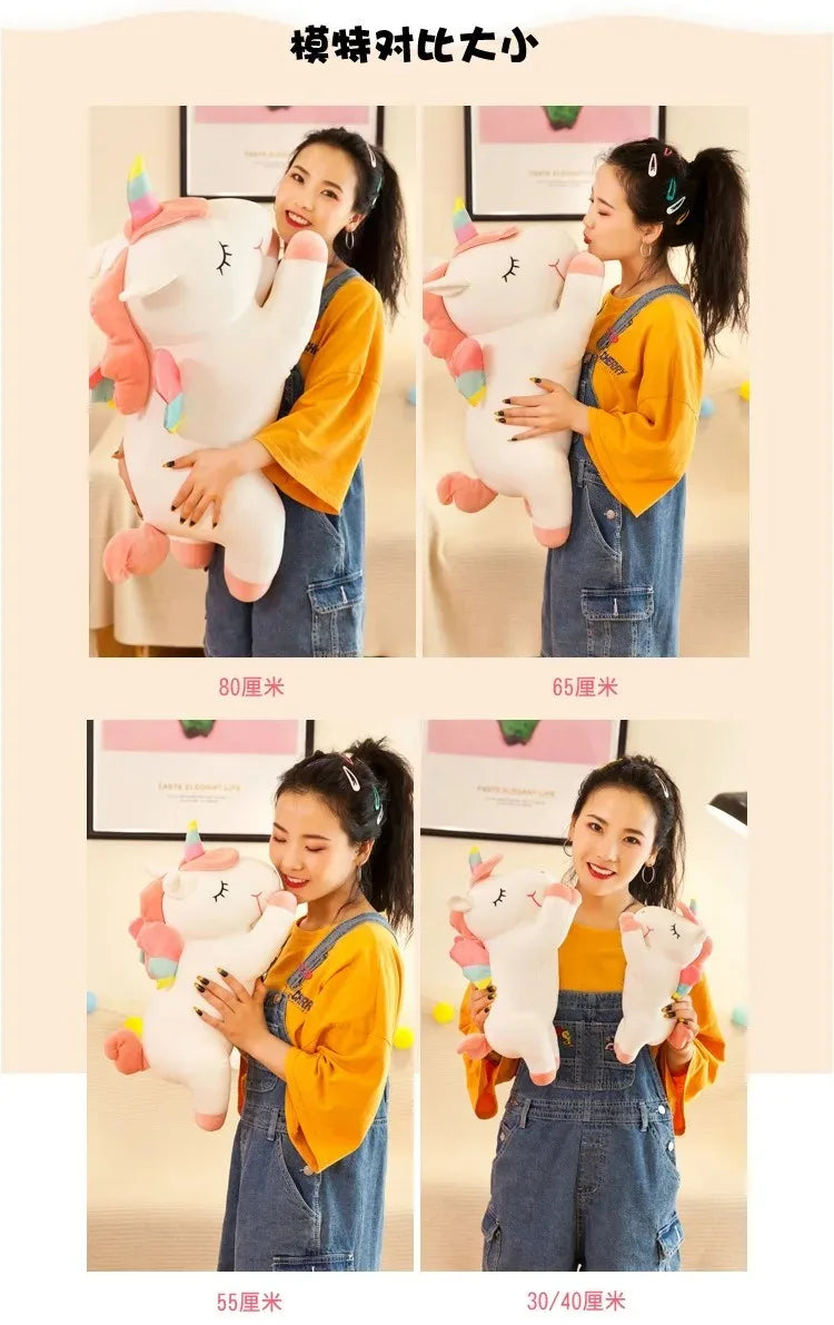 Kawaii Lying Unicorn Plush Toy