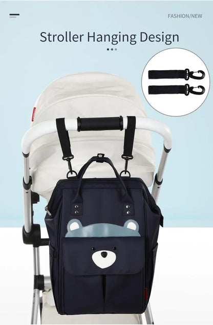 Waterproof Cartoon Mummy Diaper Backpack