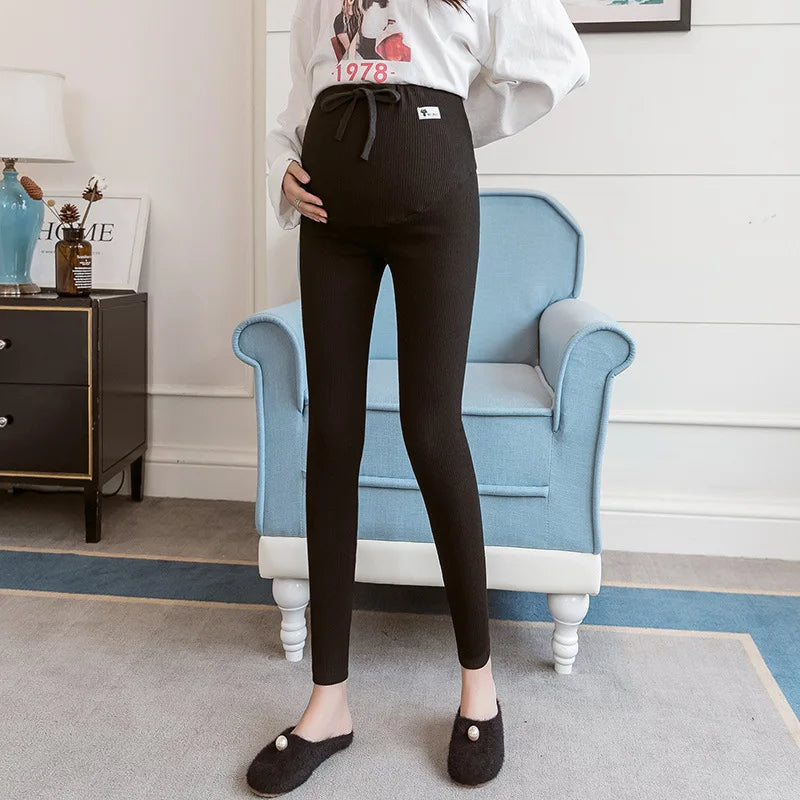 Casual High-Waist Maternity Leggings