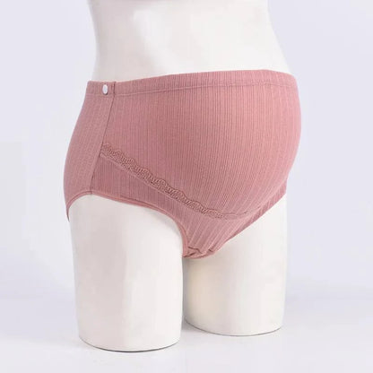 Soft Cotton High Waist Maternity Panties